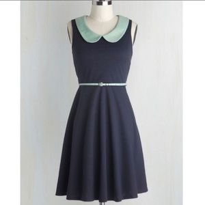Modcloth Work to Play Peter Pan Collar Dress
